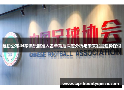 足协公布44家俱乐部准入名单背后深度分析与未来发展趋势探讨 足协公布44家俱乐部准入名单背后深度分析与未来发展趋势探讨