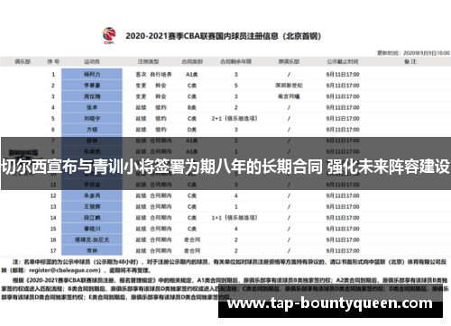 切尔西宣布与青训小将签署为期八年的长期合同 强化未来阵容建设 切尔西宣布与青训小将签署为期八年的长期合同 强化未来阵容建设